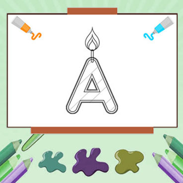 alphabet coloring