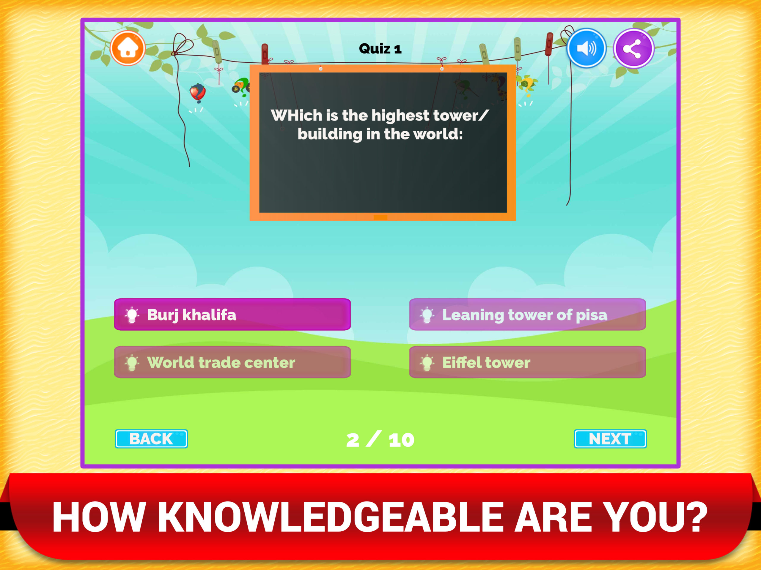 2nd grade quiz games for kids