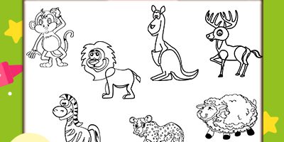 animals coloring pages for kids