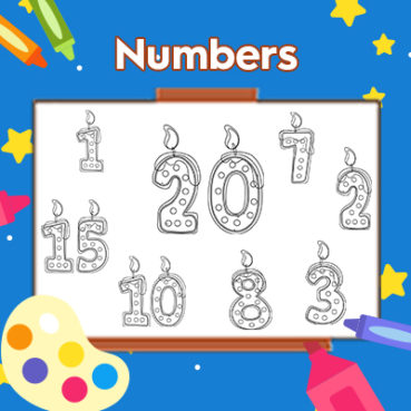 Number Coloring Pages Number Coloring Pages