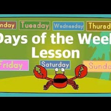 teaching days of the week