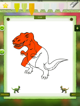 dinosaur coloring 3