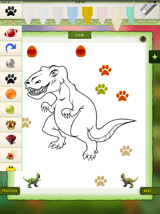 dinosaur coloring2