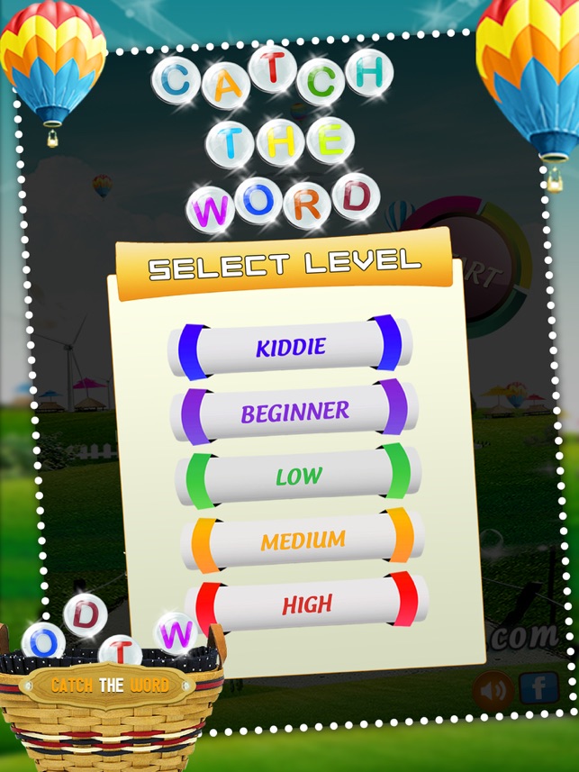 Catch The Word - Learn to Spell Fun Spelling Kids Game