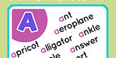Words that Start with A for Kids Words that Start with A for Kids