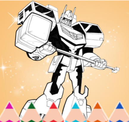Transformer coloring printable