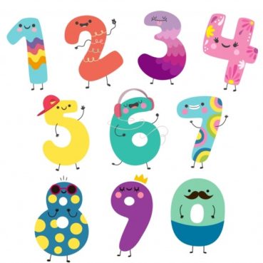 cartoon number collection