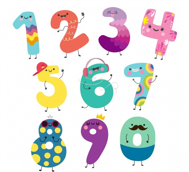 cartoon number collection