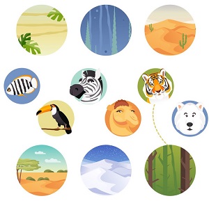 animal habitats worksheets