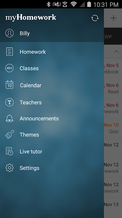 myhomework app login