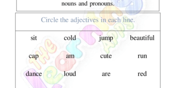 Adjectives Worksheet 02 Adjectives Worksheet 02