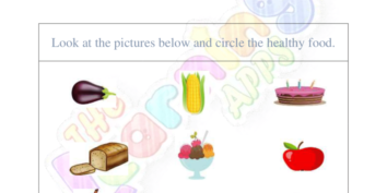 Healthy and unhealthy food 01