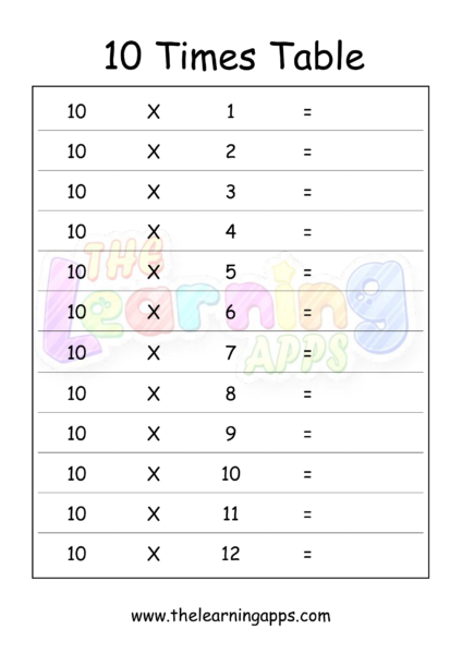 Time Table 10