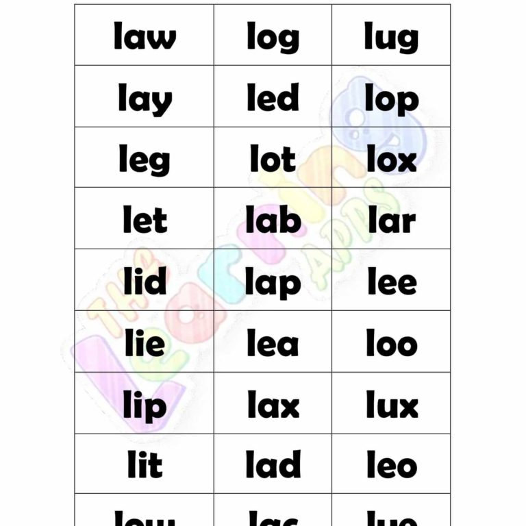 3 LETTER WORD STARTING WITH L 3 LETTER WORD STARTING WITH L