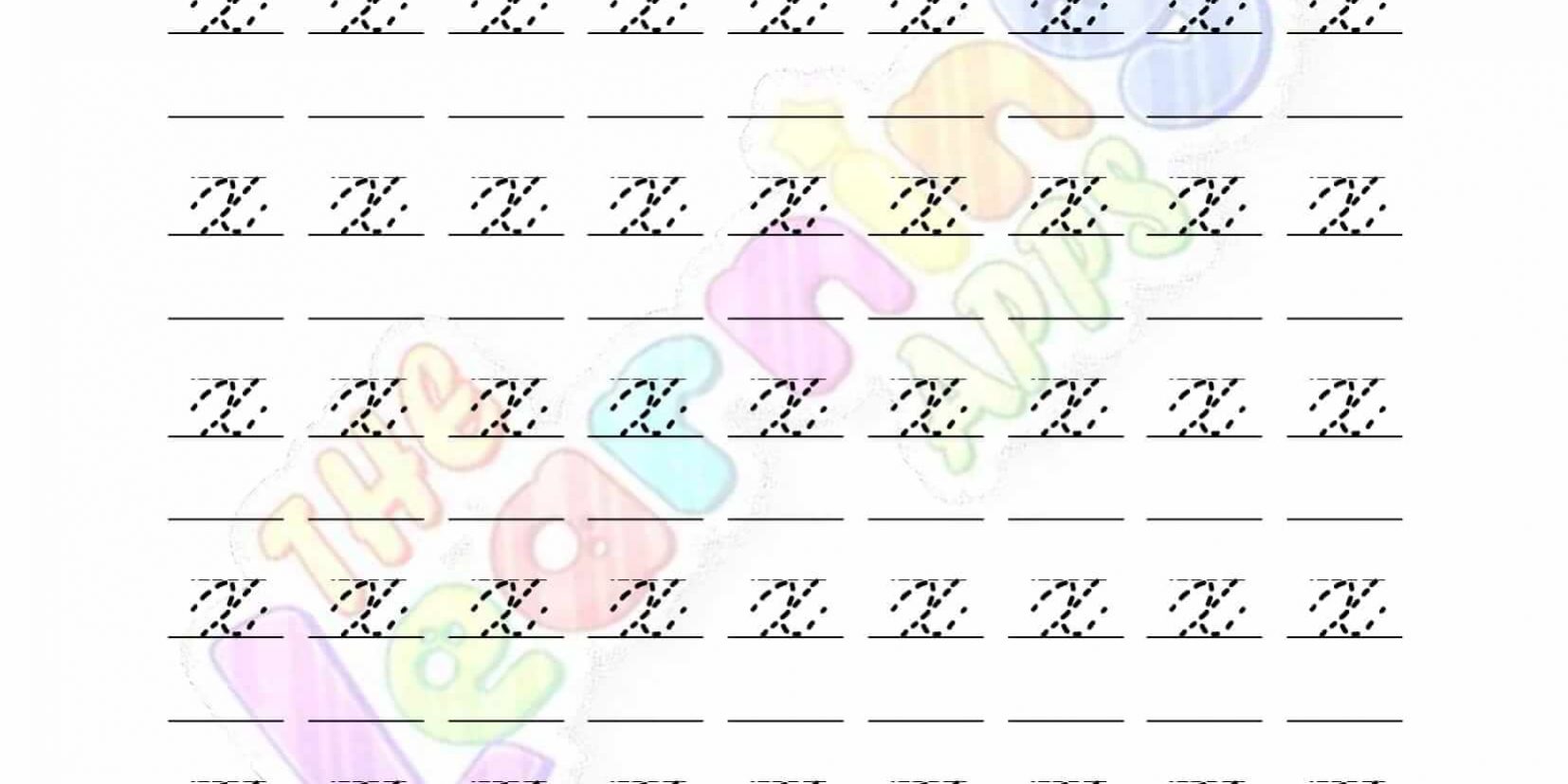 Cursive Writing Worksheet 24