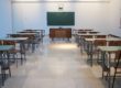 chairs and tables in a classroom