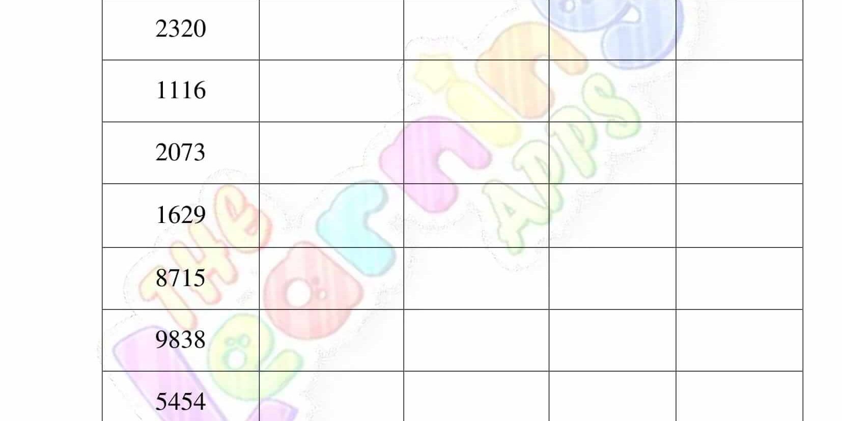 place value worksheet for grade three 01