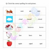 vocabulary worksheet for grade one 10