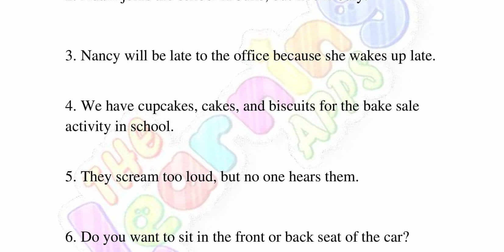 Conjunction Worksheets – Grade 3 – Activity 1 Conjunction Worksheets - Grade 3 - Activity 1