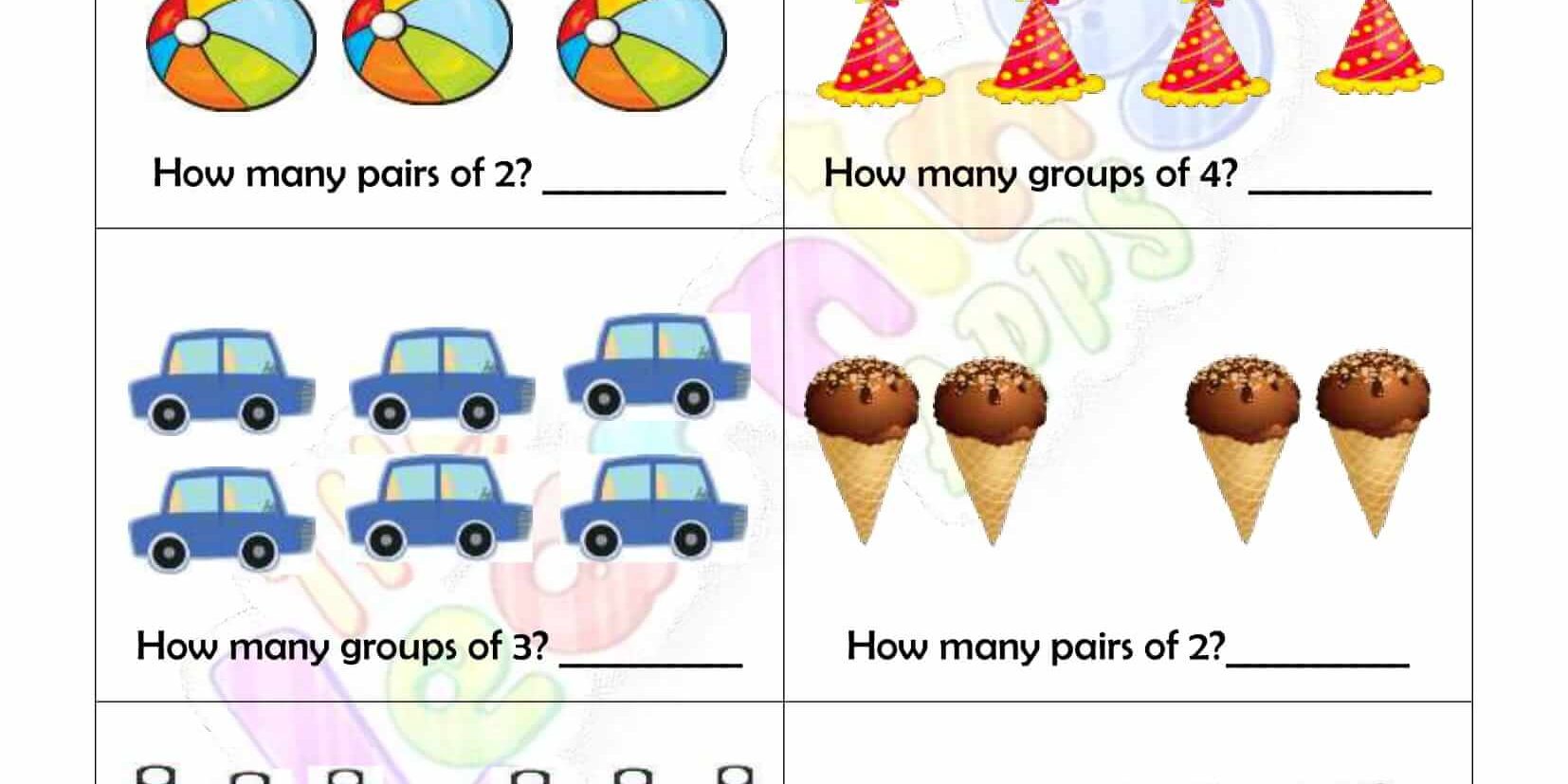 How Many Worksheet - Grade 2 - Activity 1