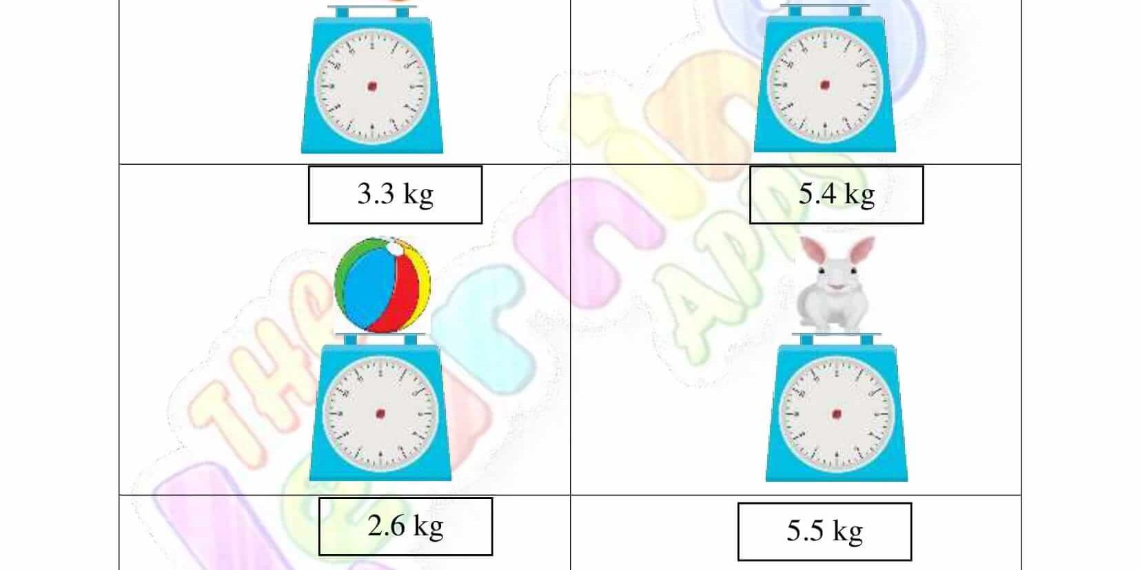 Measurement Worksheet – Grade 1 – Activity 1 Measurement Worksheet - Grade 1 - Activity 1