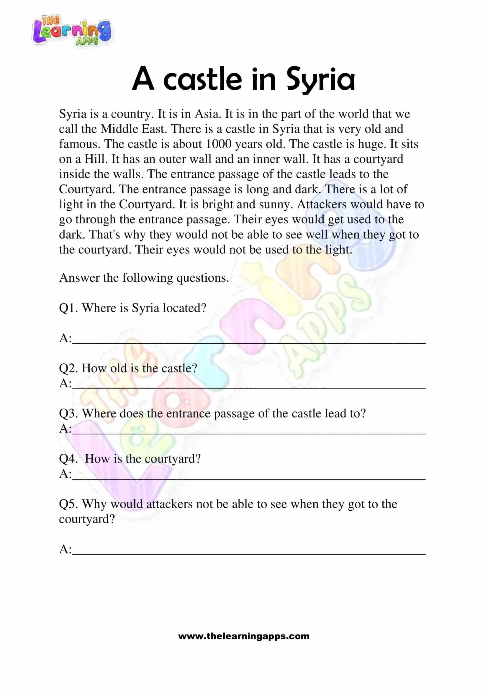 Free Non Fiction Reading Passages Worksheets For Grade 1