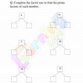 Prime Factors - Grade 1 - Activity 3