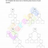 Prime Factors - Grade 3 - Activity 2