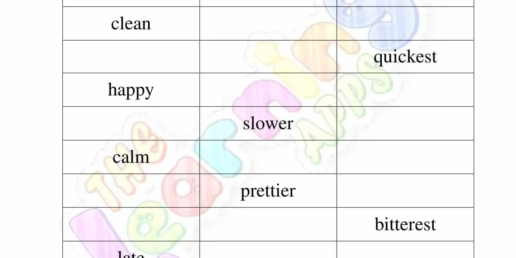 Comparative-Adjectives-Worksheets-Grade-3-Activity-1