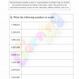 International Number System - Grade 3 - Activity 8