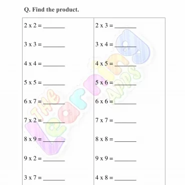 Mental-Multiplication-Worksheets-Grade-3-Activity-1