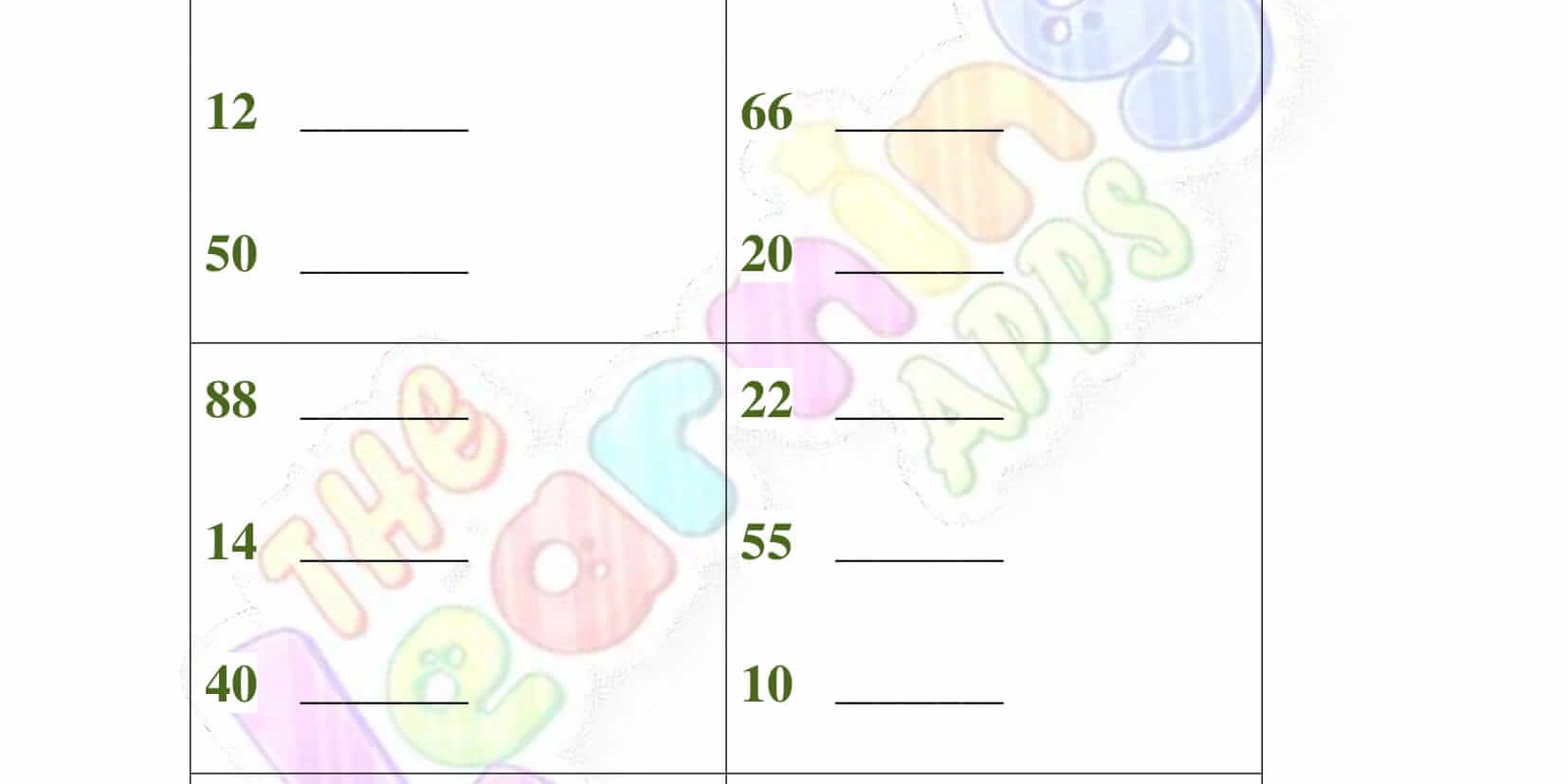 Ordering Numbers – Grade 3 – Activity 1 Ordering Numbers - Grade 3 - Activity 1