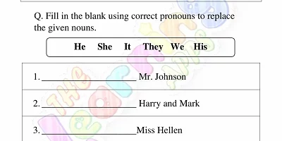 Pronoun-Antecedent-Agreement-Worksheets-Grade-3-Activity-1