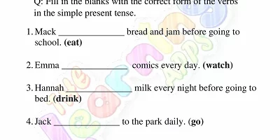 Present-Tense-Worksheets-for-Grade-3-Activity-1 Present-Tense-Worksheets-for-Grade-3-Activity-1