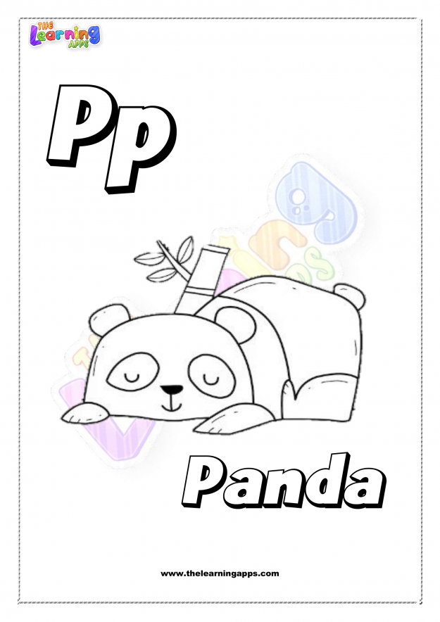 Animal P Printable For Kids - Worksheet