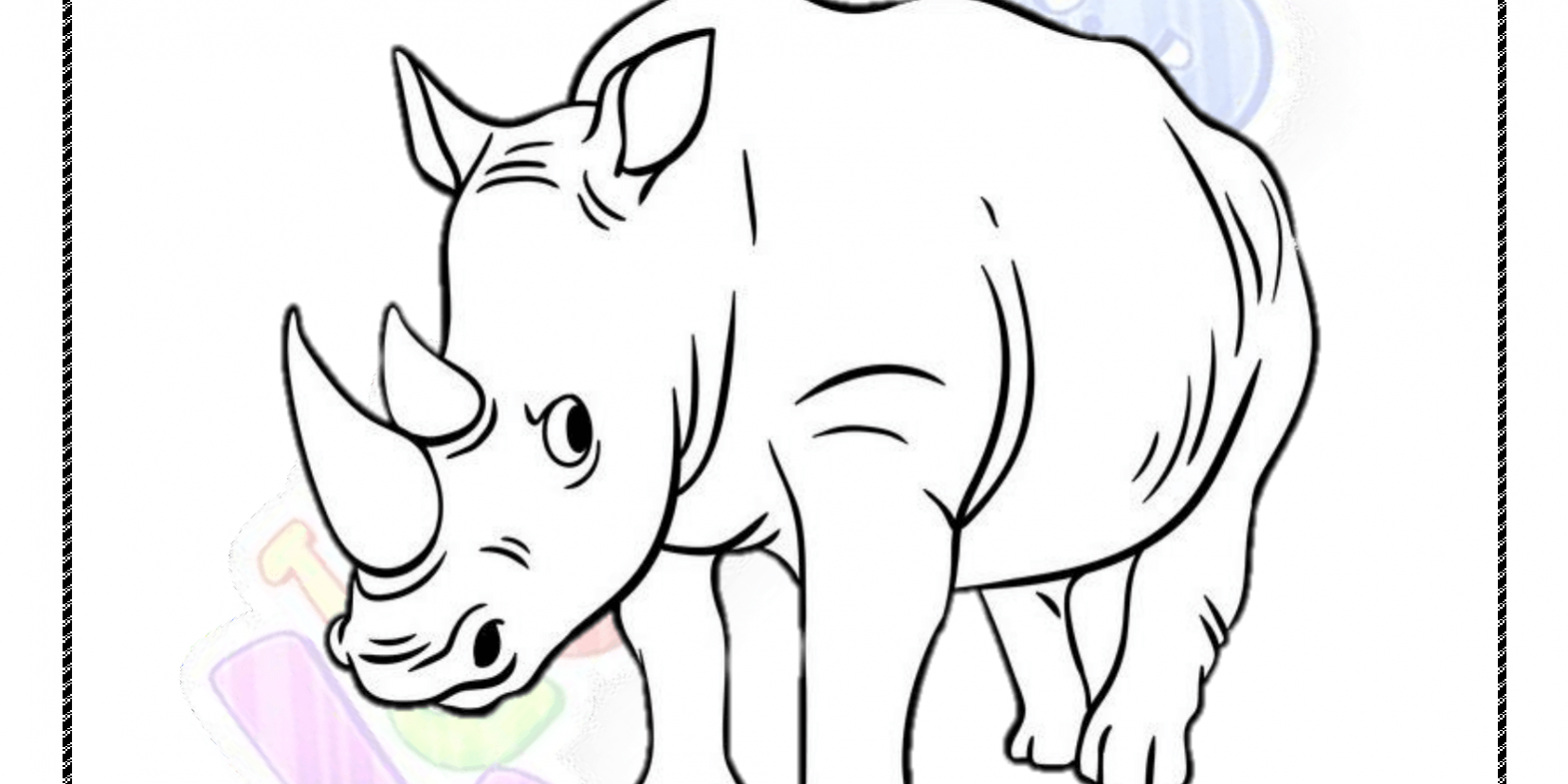 Animal R Printable For Kids - Worksheet