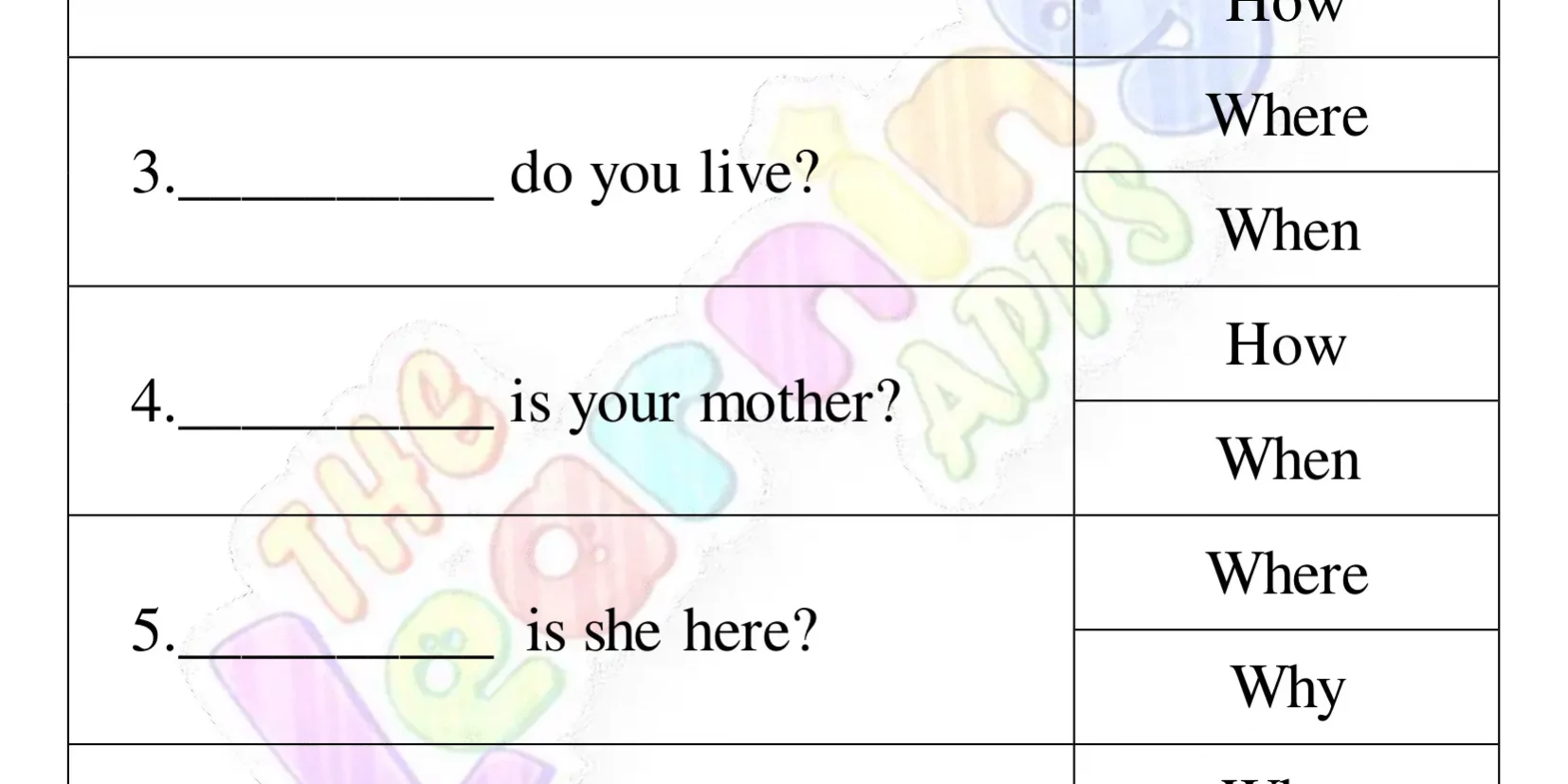 Question-Words-Worksheet-Activity-01 Question-Words-Worksheet-Activity-01