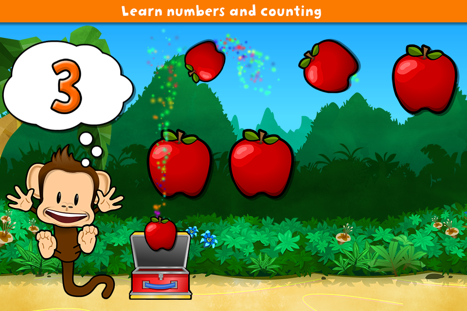 Monkey preschool lunchbox screenshot 3