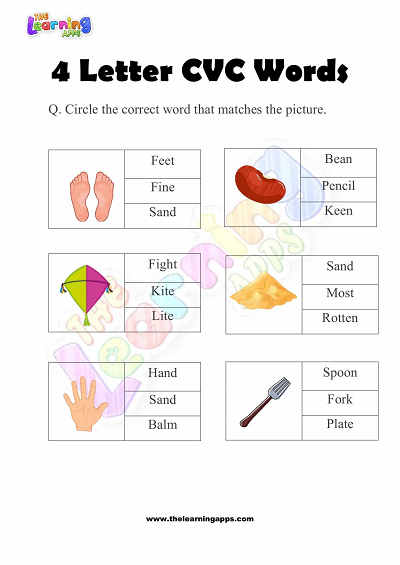 4-Letter-CVC-Words-Worksheets-for-Kindergarten-Activity-9