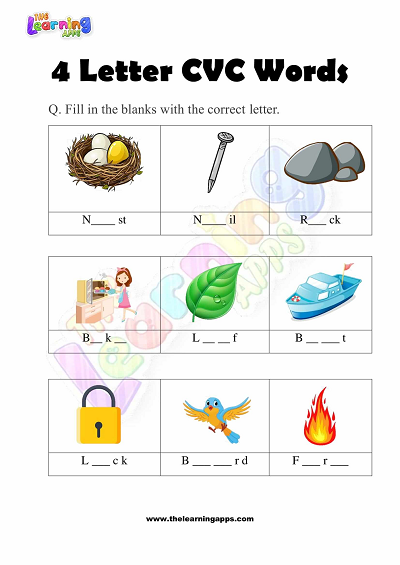 4-Letter-CVC-Words-Worksheets-for-Preshool-Activity-3