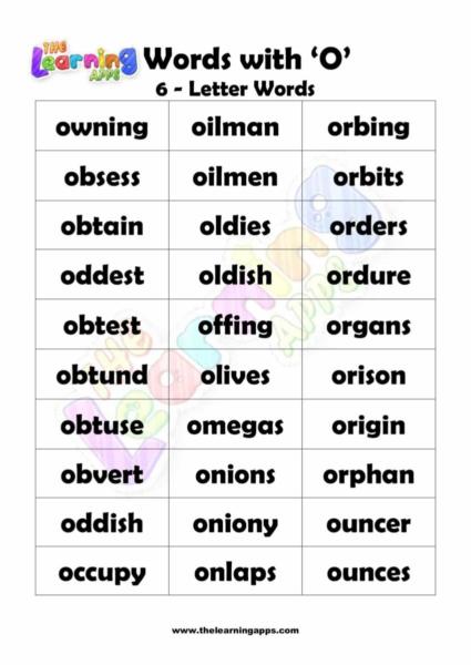 6 LETTER WORD STARTING WITH O-2