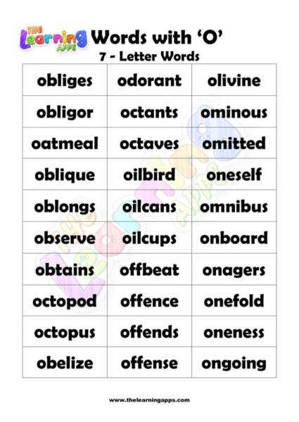 7 LETTER WORD STARTING WITH O-2