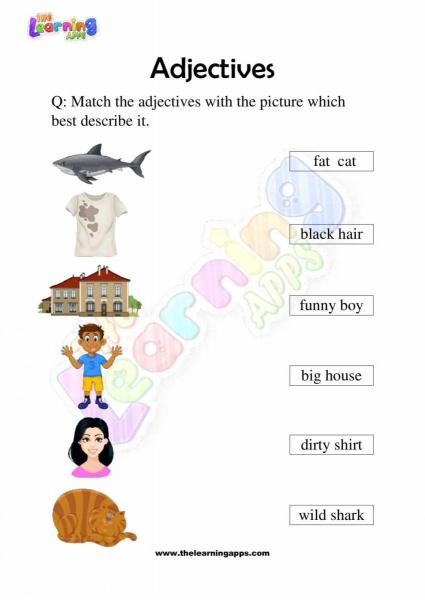 Adjectives - Grade 3 - Activity 9