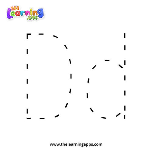 Letter D Tracing Worksheet