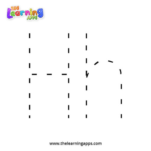 Letter H Tracing Worksheet