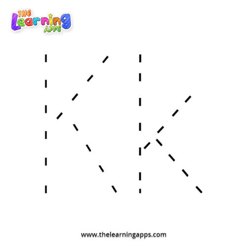 Letter K Tracing Worksheet