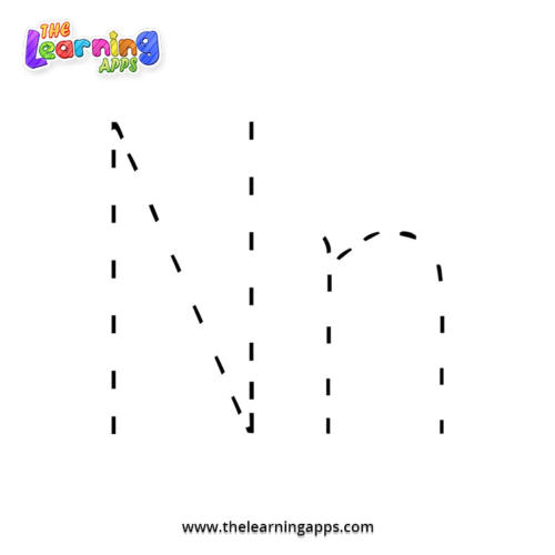 Letter N Tracing Worksheet