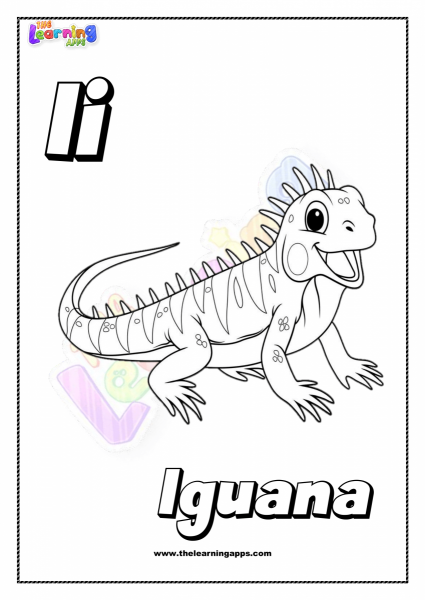 Animal I Printable For Kids - Worksheet