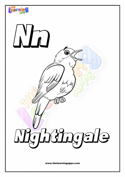 Animal N Printable For Kids - Worksheet