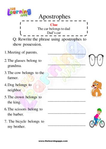 Apostrophe Worksheet 06